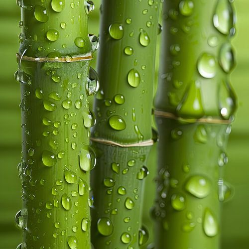 Zen bamboe - frisheid en harmonie in groen
