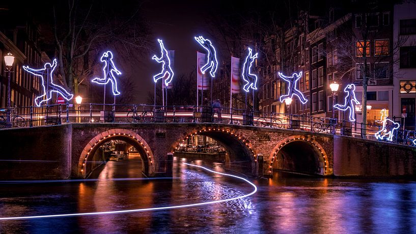 Amsterdam light festival 2016 van Dennis Wardenburg