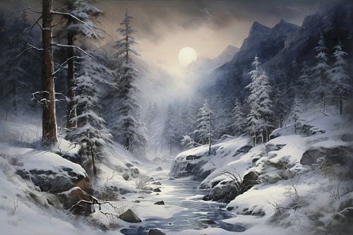 Paysage d'hiver 78984
