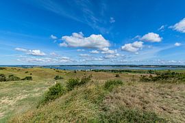 Groß Zicker, uitzicht op Gager, Reddevitzer Höft, Hagensche Wiek, Rügen van GH Foto & Artdesign