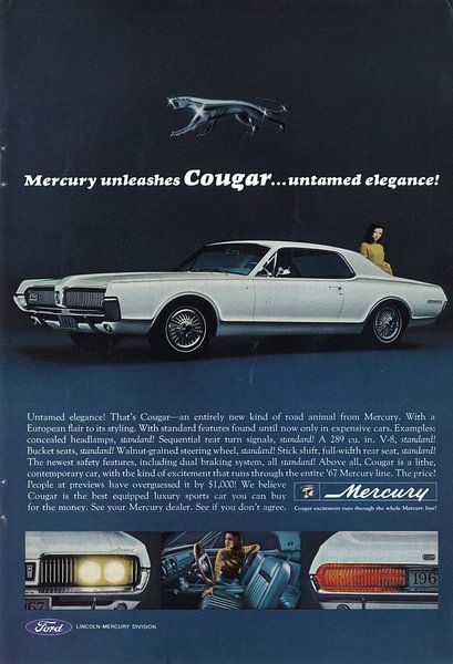 Mercury Cougar Ford 70er Jahre von Jaap Ros