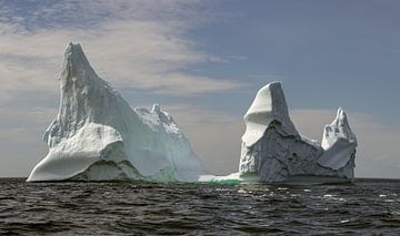 IJsberg voor de kust van Twillingate Newfoundland van Menno Schaefer