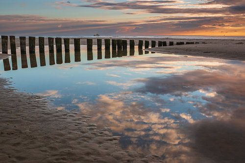 Zonsondergang | Strand van Ameland