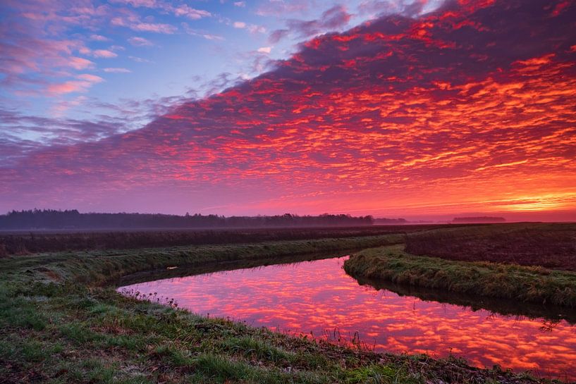 Nuages rouges et oranges spéciaux par Miranda Heemskerk