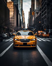 Street scene in the big city