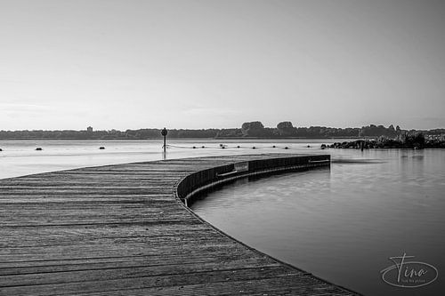 Het Atol zwembrug in z/w