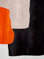 Organische abstracte kunst - aardse tinten