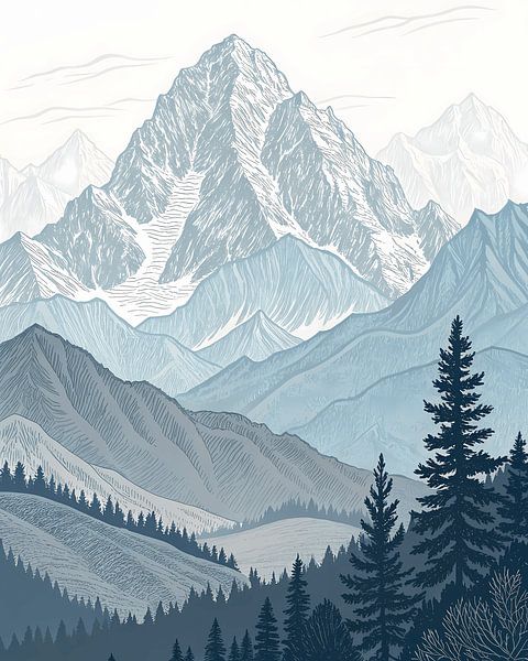 Misty Mountain Majesty by Artistic