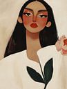 Trendy portrait, illustration by Carla Van Iersel thumbnail