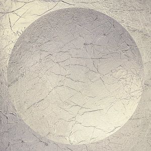Moderne Abstraktion im Minimalismus. Silber.