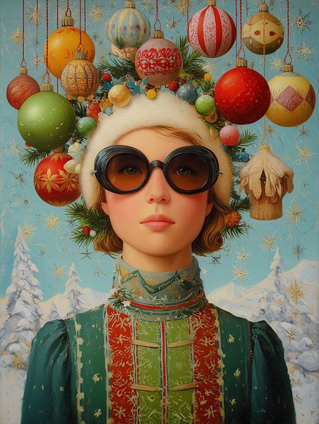 baubles | Christmas glasses by ARTEO Paintings