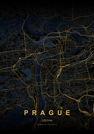 Stadtplan von Prag von HUGO