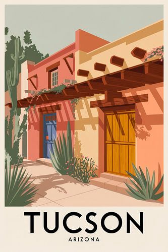Tucson, Arizona Vintage Reisposter