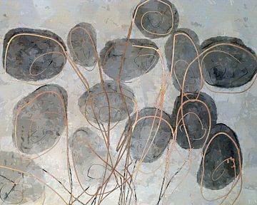 Grey flowers by Kay Weber