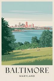 Baltimore, Maryland von Poster Art Shop