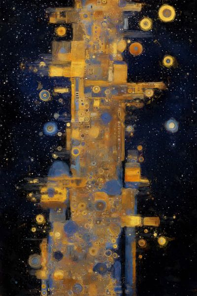 Space station in the Universe by Whale & Sons