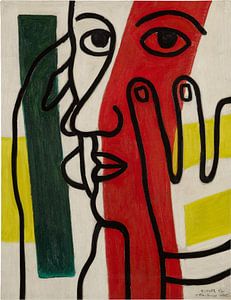 Fernand Léger, Porträt von Paul Éluard, 1947