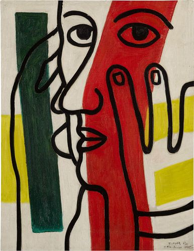Fernand Léger, Portrait de Paul Éluard, 1947