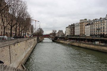 kanaal in Parijs van Danny van Zwam