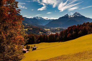 Watzmann in de herfst van Dirk Rüter