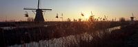 Kinderdijk windmills panorama