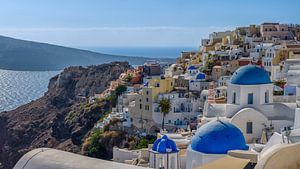 Santorin - Blaue Kuppeln