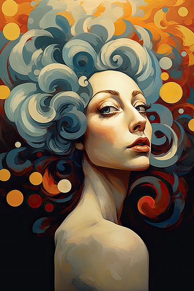 Woman by Wall Wonder