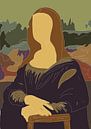 Mona Lisa - Leonardo da Vinci van Debora Van Eijk thumbnail