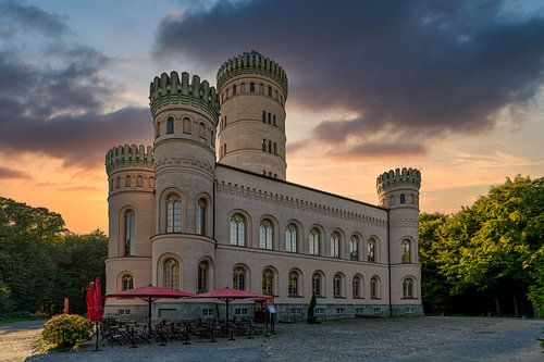 Uitzicht op jachthuis Granitz