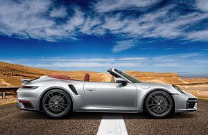 Porsche 911 Turbo S Cabriolet, deutscher Sportwagen