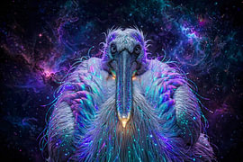 The Pelicanus Nebula, the Purple Pelican. by Robert Jan Smit