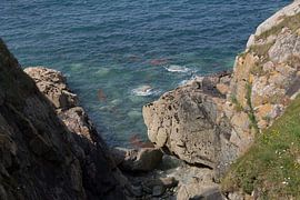 Cliffs in Brittany by Heike Klein