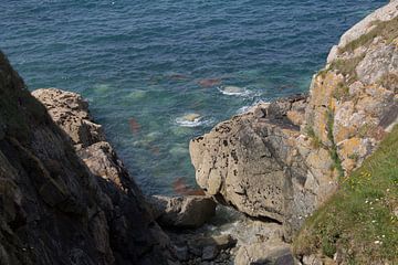Kliffen in Bretagne van Heike Klein