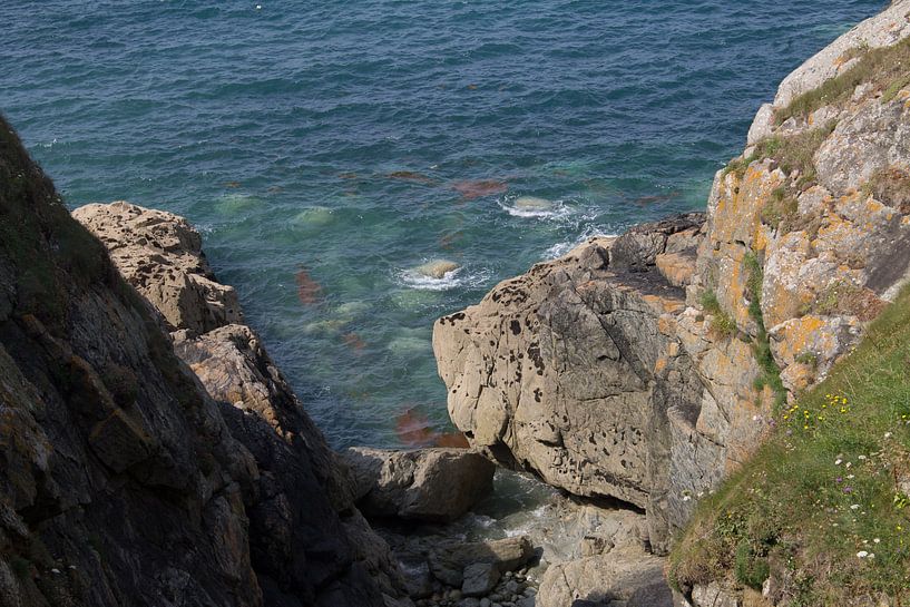 Kliffen in Bretagne van Heike Klein