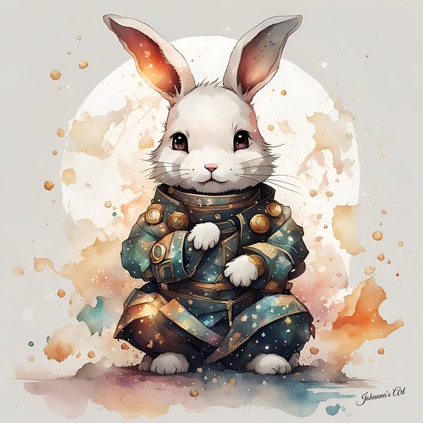 Chibi Kaninchen 3 von Johannas Art Creations