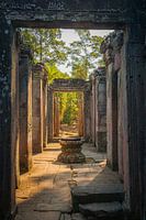Ein früher Morgen in Angkor Wat, Kambodscha