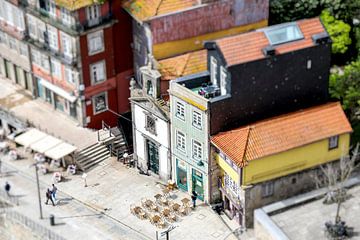 Porto Blick von oben von Chantal CECCHETTI