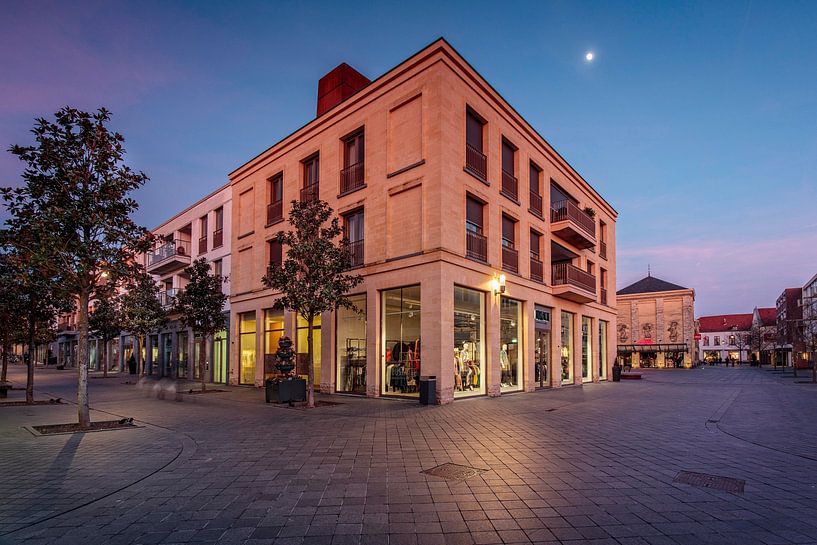 Shopping street Valkenburg @ Blue Hour by Rob Boon