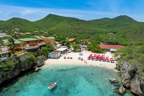Curacao - Drone opname van  Lagun