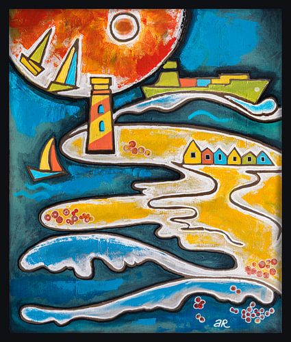 Sommerstrand an der Nordsee