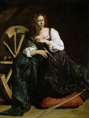 Caravaggio,Catherine van Alexandrië