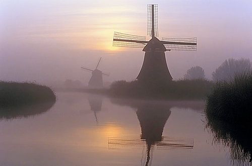 Winter Silence on the River | Two Mills in the Morning Mist