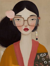 Bold Lips, Bigger Glasses by Carla Van Iersel