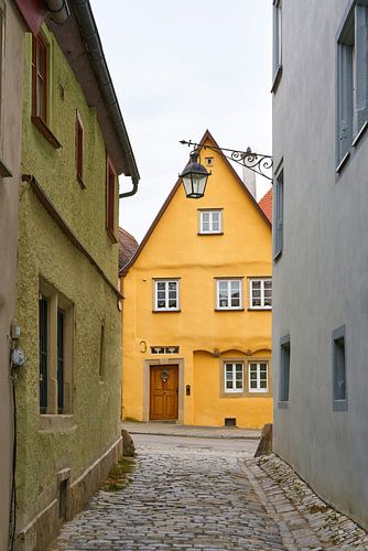 smalle steeg in Rothenburg ob der Tauber