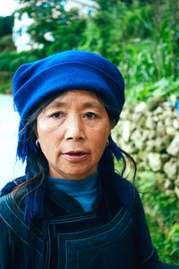 Chinese vrouw in traditionele kleding