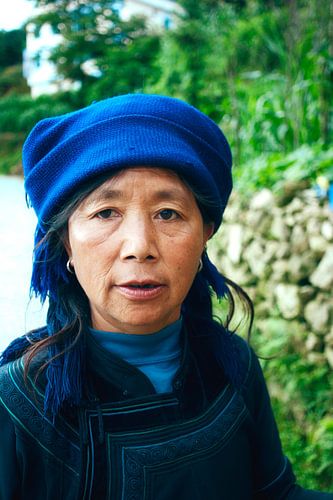 Chinese vrouw in traditionele kleding