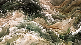 Meereslandschaft in Tiefe und Harmonie – Japandi II von AidasignArt