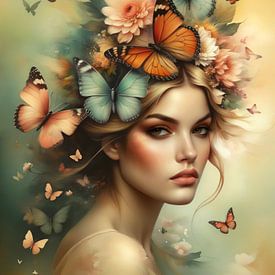 La fée papillon sur Hilde Remerie Photographie et art numérique