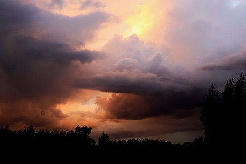 rumoerig in de lucht 