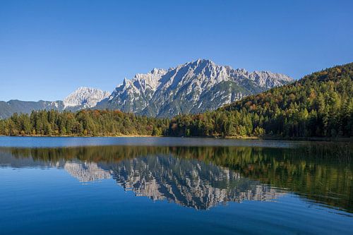 Lautersee mit Karwendelgebirge
